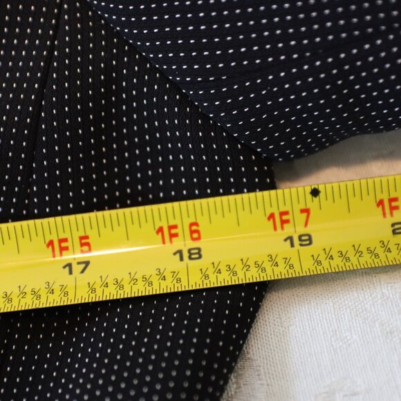 Kasper Black and white dotted two piece suit 8 petite Jacket and Midi Skirt - Picture 6 of 16